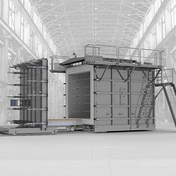 Aluminum Coil Annealing Furnace using High Convection Vortex® Jet Airflow
